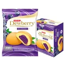 Thumbnail 1 of ดิวเบอร์รี่ พัฟเค้กสอดไส้ครีม กลิ่นบลูเบอร์รี่ 15 ก. 12 ชิ้น