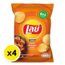 Thumbnail 2 of เลย์ ร็อค มันฝรั่งแท้ทอดกรอบ รสบาร์บีคิว 75 ก. x 4