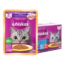 Thumbnail 1 of WHISKAS Cat Food Pouch Mix Variety Mackerel 80 g x 12