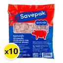 Thumbnail 2 of เซพแพ็ค FZ หมูบดผสมมัน 30% 1กกx10