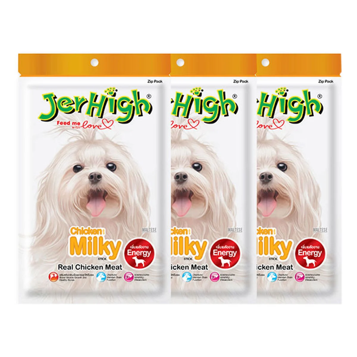 JERHIGH Dog Treat Milky 60 g x 3
