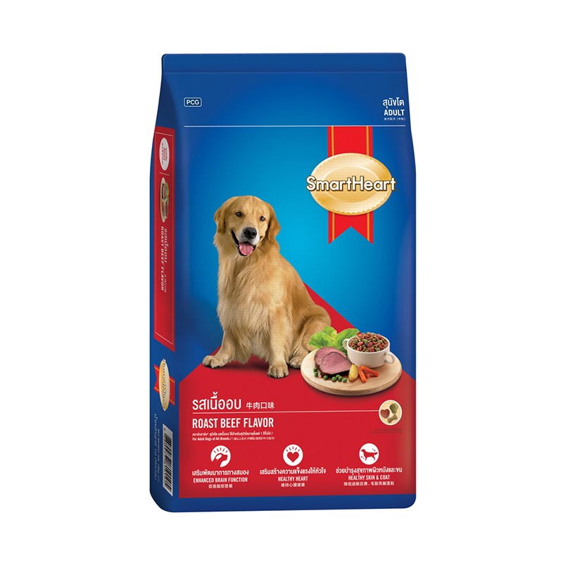 SMART HEART Adult Dog Food Beef 10 kg
