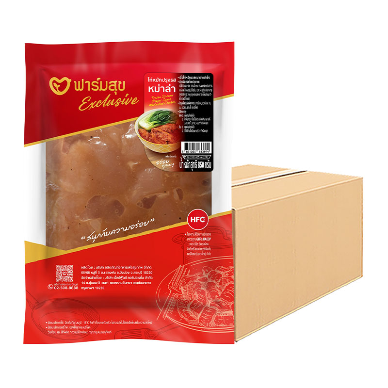 FARMSUK Exclusive Frozen Chicken With Mala Sauce 1 carton (850 g x 12)