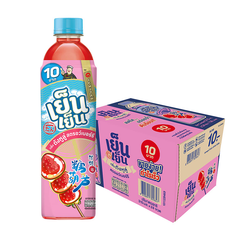 YENYEN Tang Hu Lu Strawberry 315 ml x 24