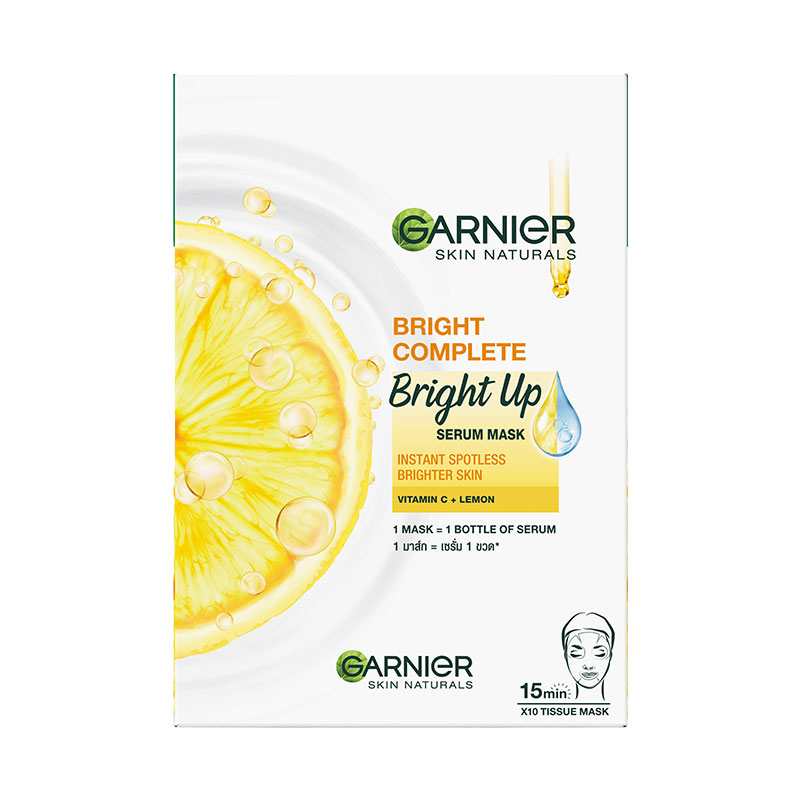 GARNIER Bright Complete Bright Up Serum Mask 28 g x 10