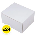 Thumbnail 1 of เอโร่ สแน็คบ็อกซ์ สีขาว 12x14x7.5 ซม. แพ็ค 24 ใบ