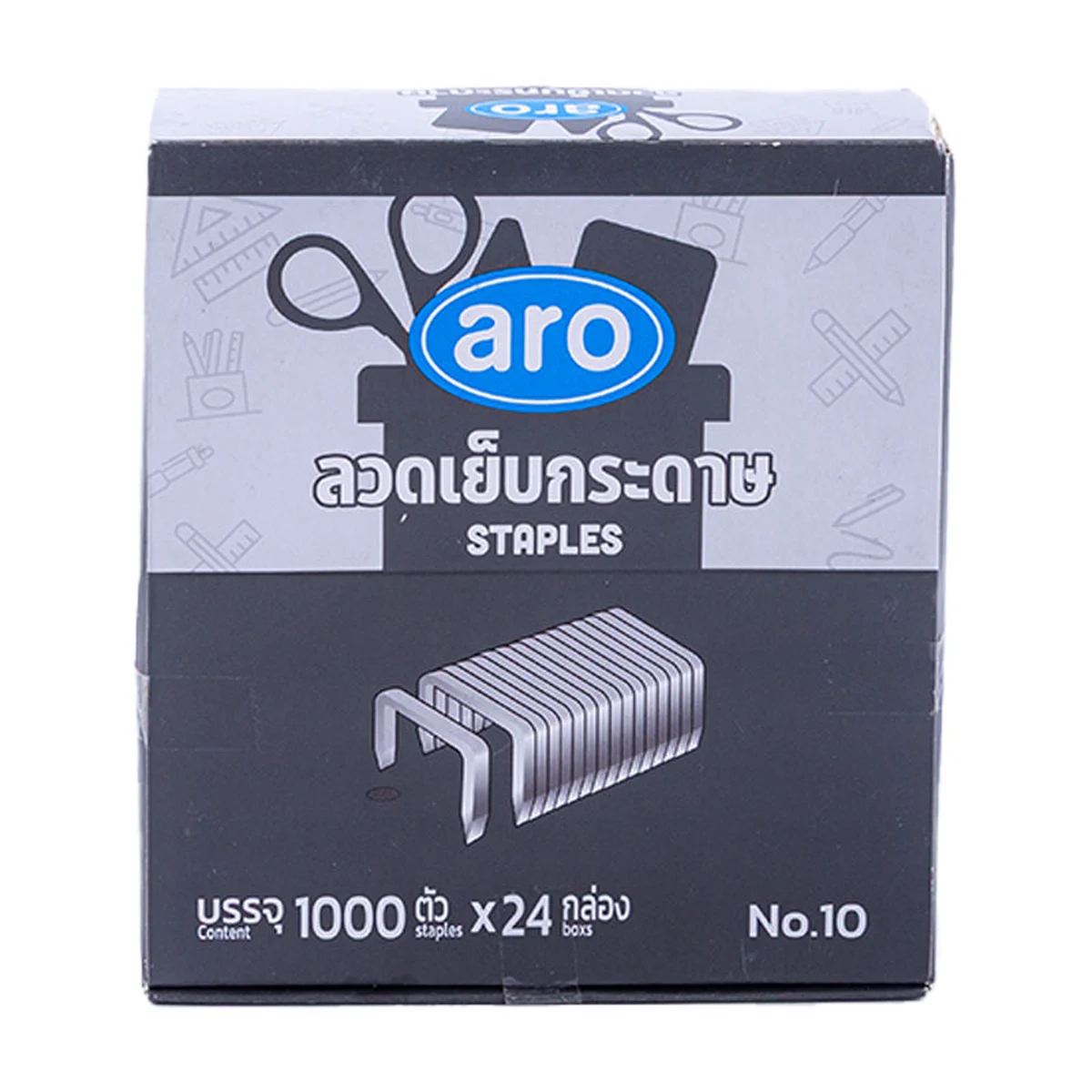 เอโร่ ลวดเย็บกระดาษ เบอร์ 10 x 24
