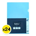 Thumbnail 2 of DOUBLE A PP L-File A4 Blue and Silver Stamp Assorted Color x 12+12