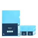 Thumbnail 1 of DOUBLE A PP L-File A4 Blue and Silver Stamp Assorted Color x 12+12