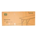 Thumbnail 2 of โต๊ะพับหน้าโฟเมก้า 75x180x75 ซม. ขาสีดำ