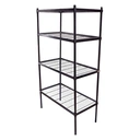 Thumbnail 2 of ชั้นเหล็กวางของขอบทึบ สีดำ ขนาด 90x45x160 ซม.