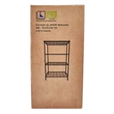 Thumbnail 4 of ชั้นเหล็กวางของขอบทึบ สีดำ ขนาด 90x45x160 ซม.