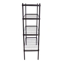 Thumbnail 3 of ชั้นเหล็กวางของขอบทึบ สีดำ ขนาด 90x45x160 ซม.