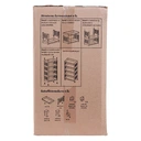 Thumbnail 3 of โยชิโมริ ชั้นวางอเนกประสงค์ 4 ชั้น มีล้อ สีขาว