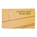 Thumbnail 2 of โต๊ะพับอเนกประสงค์ หน้าโฟเมก้า ขาพ่นดำ 60x150x75 ซม.