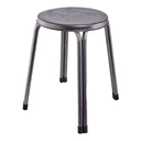 Thumbnail 3 of เก้าอี้เหล็กกลม สีเกร็ดเงิน