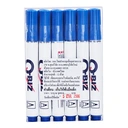 Thumbnail 2 of Q-BIZ Whiteboard Marker Blue 12 pcs