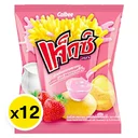 Thumbnail 2 of แจ็กซ์ มันฝรั่งแท่งทอดกรอบ พร้อมมิลค์สตรอเบอร์รี่ดิ๊บ 14 กรัม x 12 ซอง