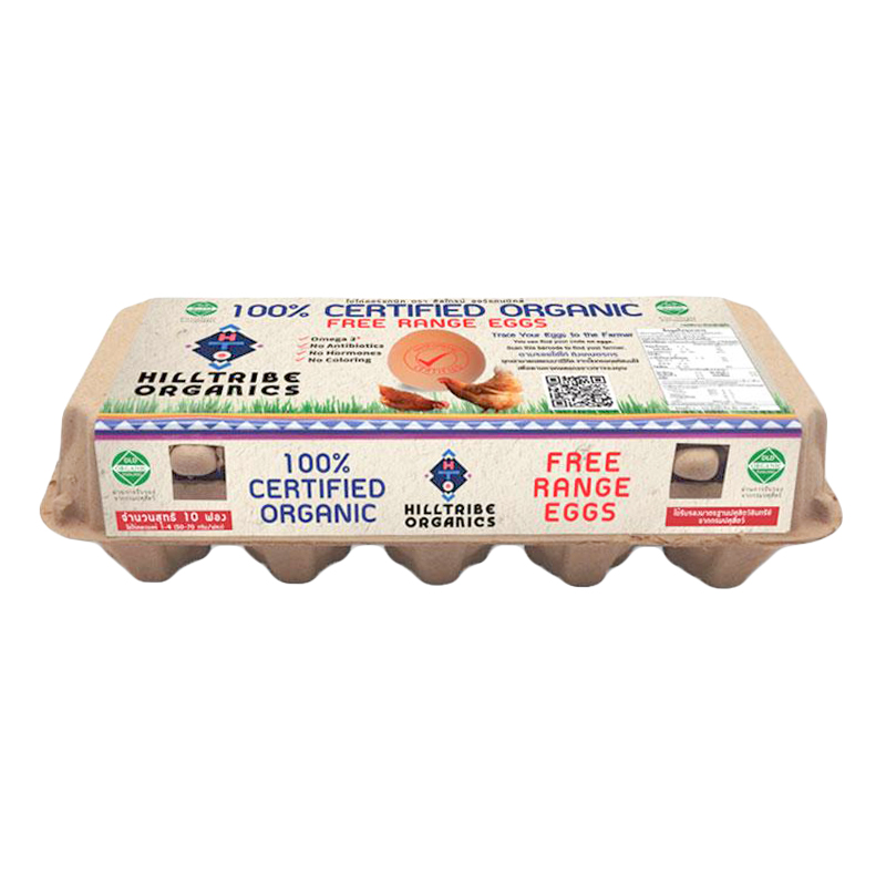 HILLTRIBE Organic Egg pack 10 pcs