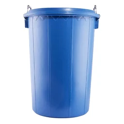 Thumbnail 3 of บิ๊กวัน ถังน้ำทรงอ้วน พร้อมฝา ขนาด 80 ลิตร สีน้ำเงิน