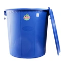 Thumbnail 2 of บิ๊กวัน ถังน้ำทรงอ้วน พร้อมฝา ขนาด 160 ลิตร สีน้ำเงิน