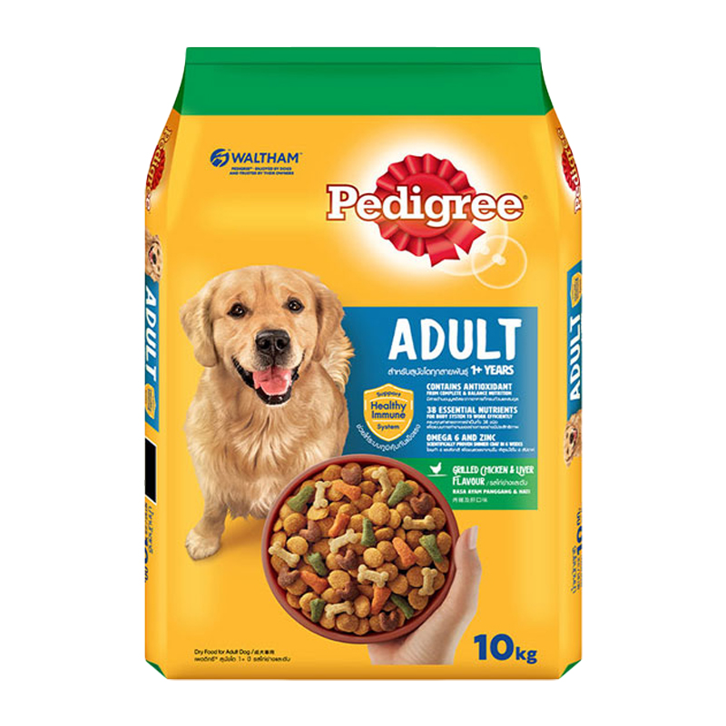 PEDIGREE Adult Dog Food Chicken And Liver 10 kg