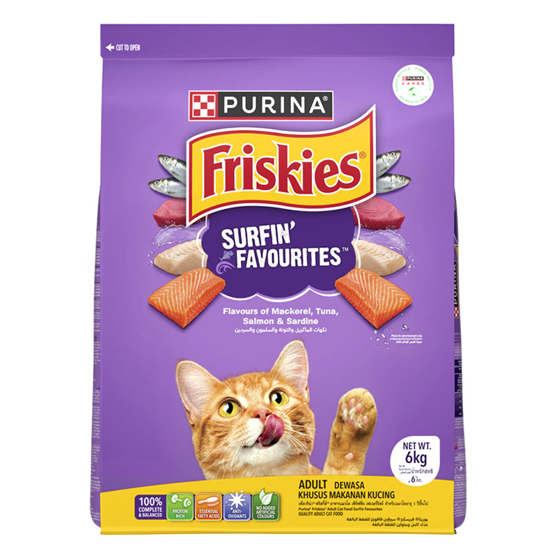 FRISKIES Cat Food Surfin Favourites 6 kg