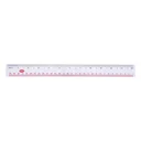 Thumbnail 3 of ARO Plastic Ruler Clear 12" 36 pcs