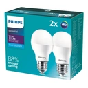 Thumbnail 1 of ฟิลิปส์ หลอดไฟ LED ขั้ว E27 11 วัตต์ รุ่น Essential แสงขาว x 2