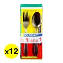 Thumbnail 2 of คัลเลอร์ คิท ชุดช้อนส้อมสแตนเลส 1.5 มม. 6 คู่ x 1+1