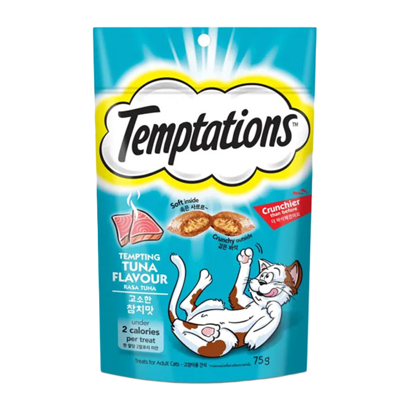 TEMPTATIONS Cat Treats Tempting Tuna 75 g