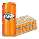 Thumbnail 1 of FANTA Soft Drink Orange Can 325 ml x 24