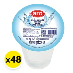 Thumbnail 2 of เอโร่ น้ำดื่มถ้วย 229 มล. x 48