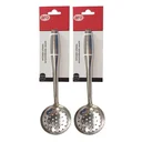 Thumbnail 1 of เอโร่ กระบวยสเตนเลสมีรู 3 นิ้ว 2 ชิ้น