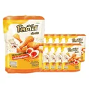 Thumbnail 1 of โลตัส ขนมรูปน่องไก่ รสไข่เค็มพริกเผา 18 กรัม x 12 ซอง