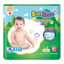 Thumbnail 1 of เบบี้เลิฟ เดย์ไนท์แพ้นท์ กางเกงผ้าอ้อมสำเร็จรูป ไซส์ M แพ็ค 17 ชิ้น