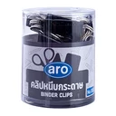 Thumbnail 1 of เอโร่ คลิปหนีบกระดาษ 2 ขา รุ่น 108 สีดำ 12 ชิ้น
