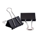 Thumbnail 2 of เอโร่ คลิปหนีบกระดาษ 2 ขา รุ่น 108 สีดำ 12 ชิ้น