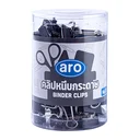 Thumbnail 1 of เอโร่ คลิปหนีบกระดาษ 2 ขา รุ่น 111 สีดำ 60 ชิ้น