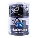 Thumbnail 1 of เอโร่ คลิปหนีบกระดาษ 2 ขา รุ่น 110 สีดำ 36 ชิ้น