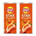 Thumbnail 1 of เลย์ มันฝรั่งทอดกรอบ รสกุ้งสไปซี่ 65 ก. x 2