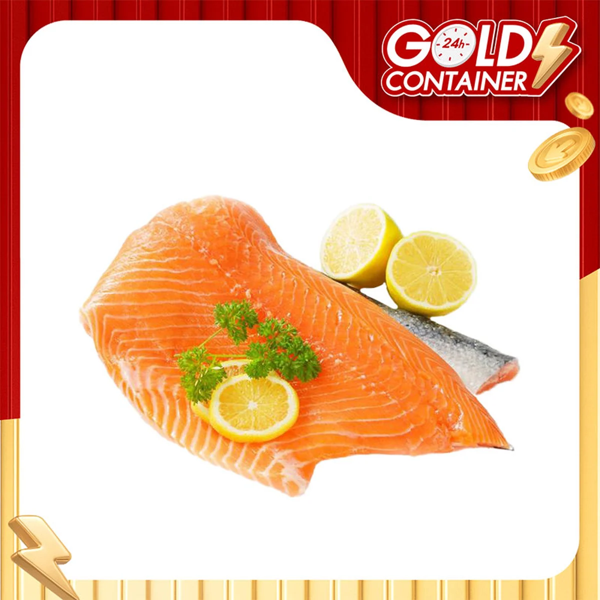 แซลมอนนอร์เวย์แล่ TRIM-A ประมาณ 1.7 กก./ชิ้น