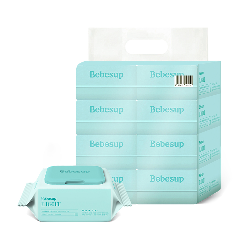 BEBESUP Light Baby Wipes 20 pcs x 8