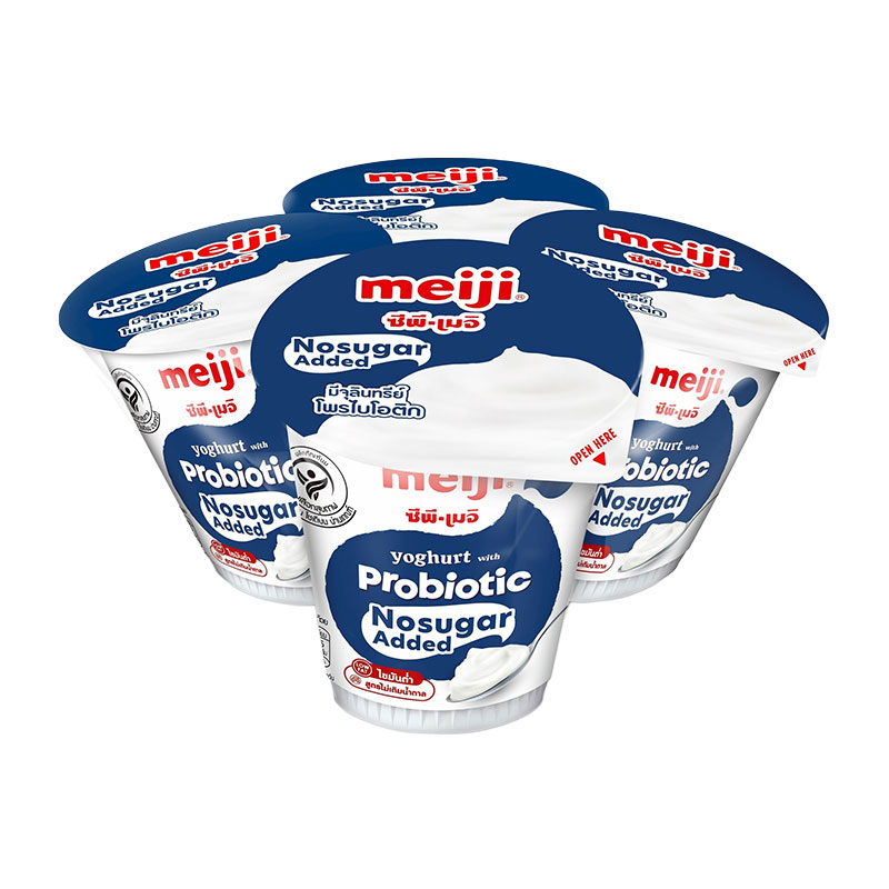 MEIJI Yoghurt No Sugar Added Original 135 g x 4