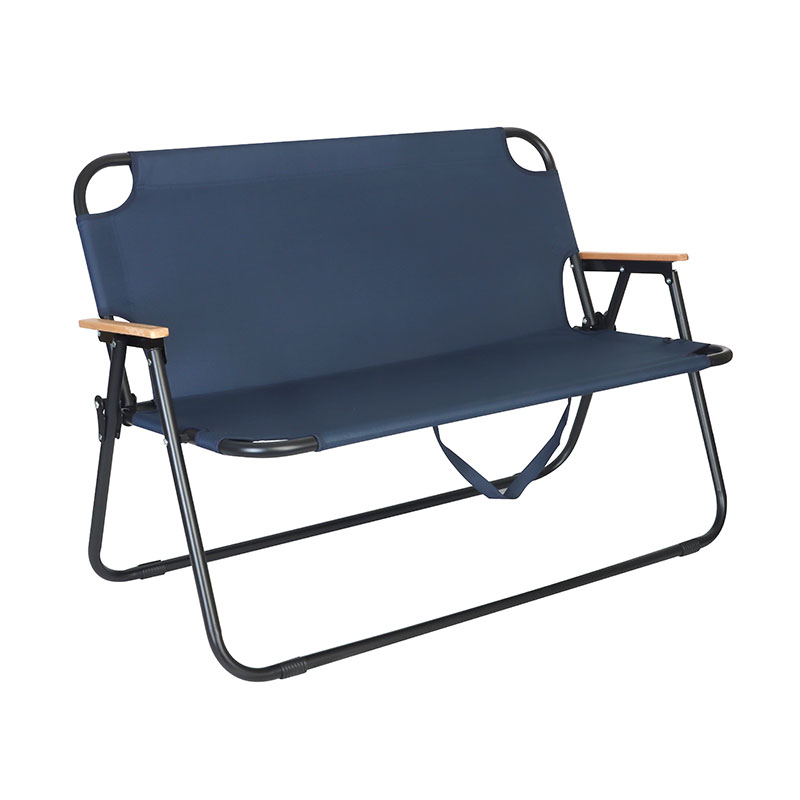 MOMENTO Folding Double Chair Navy Color