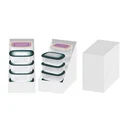 Thumbnail 1 of CTP กล่องอาหารทรงสี่เหลี่ยมผืนผ้าพร้อมฝา 7 ชิ้น คละสี 7 ชิ้น X 1