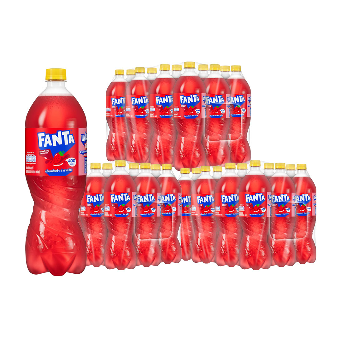 FANTA Strawberry 999 ml 12 bottles x 3