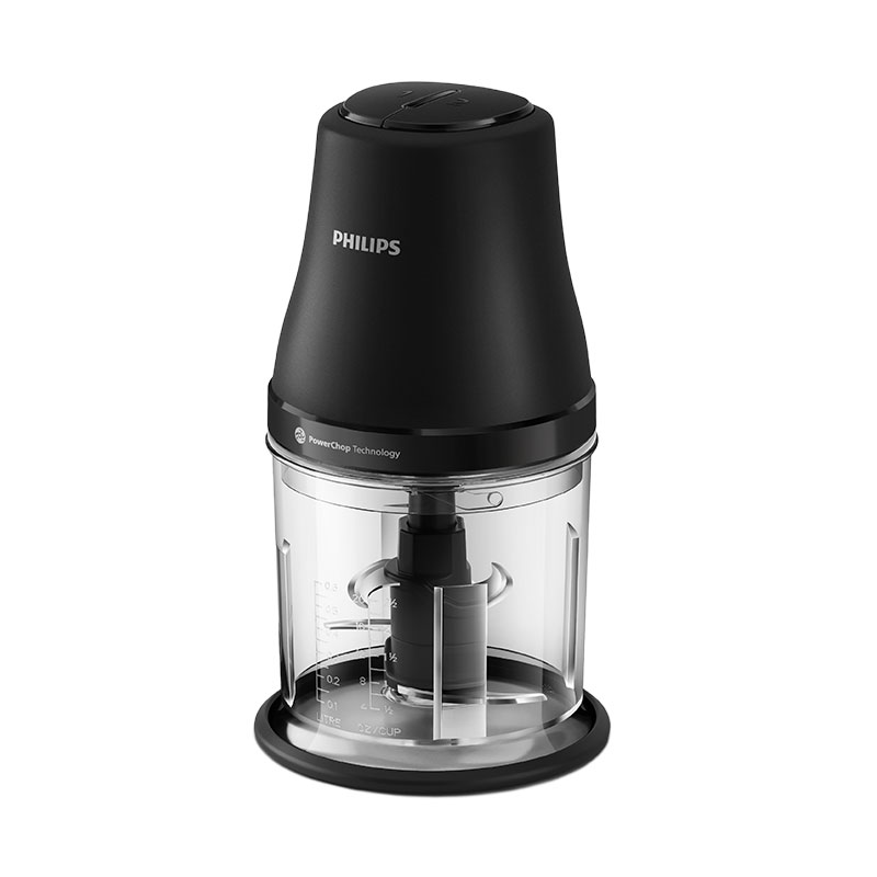 PHILIPS Chopper 1 l Model HR1501/00 Black