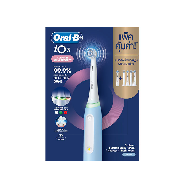 ORAL-B Electric Toothbrush iO3 + Brush Heads 5 pcs