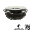 Thumbnail 3 of อีพีพี ชามกลมซากุระสีดำ พร้อมฝา PP 25 ชุด